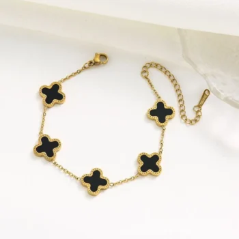 Clover Bracelet – Stainless Steel